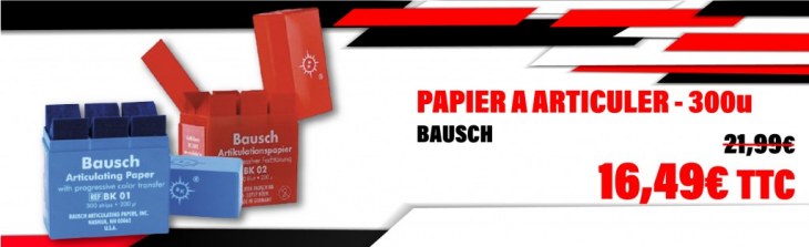 Papier à articuler BAUSCH - 300u