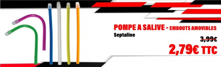 Pompes à salive - 100pcs - Septaline