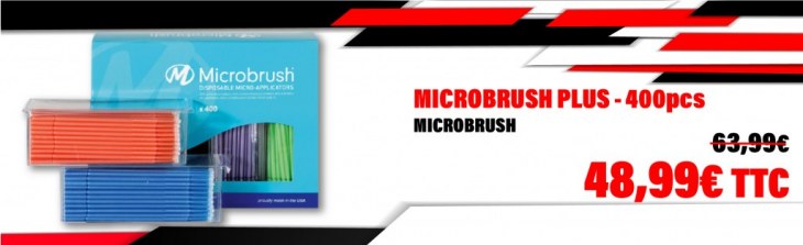 MICROBRUSH PLUS - 400pcs