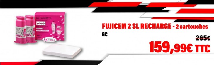 FUJICEM II SL RECHARGE - 2 CARTOUCHES